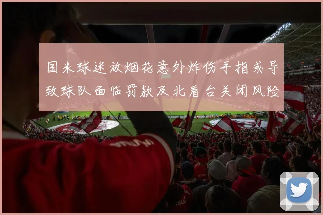 国米球迷放烟花意外炸伤手指或导致球队面临罚款及北看台关闭风险